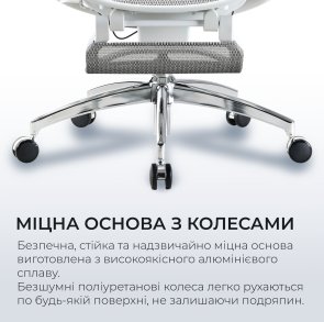 Крісло SIHOO Doro C300 Pro with Footrest White (DORO-C300-PRO-M102-JT)