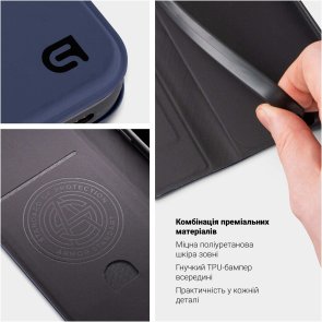 Чохол-книжка ArmorStandart OneFold Case для Xiaomi Redmi Note 15 Pro 4G - Dark Blue