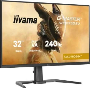 Фото: Монітор iiyama GB3295QSU-B1 Black - 31.5" VA / 2560×1440 / 240 Гц / AMD FreeSync Premium / HAS № 2 | KTC