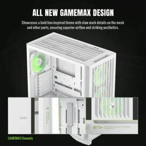 Фото: Корпус Gamemax Leader 2 WH White with window № 6 | KTC