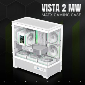 Корпус Gamemax VISTA 2 MW White with window