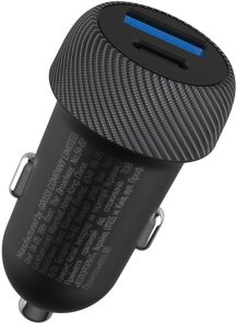 Автомобільний зарядний пристрій ColorWay 35W PD QC3.0 Black (CW-CHA064PD-BK)