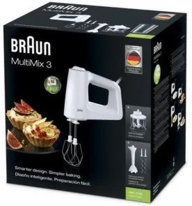 Фото: Ручний міксер Braun HM 3135 White (HM3135WHITE) № 3 | KTC