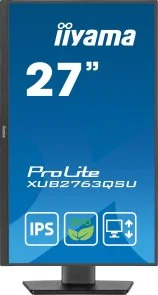 Фото: Монітор iiyama ProLite XUB2763QSU-B1 Black - 27" IPS / 2560×1440 / 100 Гц / Adaptive Sync / Pivot / HAS № 6 | KTC