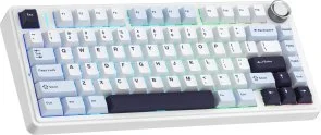 Фото: Клавіатура Aula F75 ENG/UKR USB White (6978080504883) № 2 | KTC