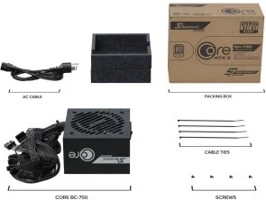 Фото: Блок живлення Seasonic 750W Core BC 750 ATX 3.1 (CORE BC-750 ATX31) № 4 | KTC