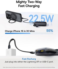  Батарея універсальна Baseus EnerFill FC21 Qpow3 Ultra Digital Display 20000mAh Cosmic Black (E0027M00)