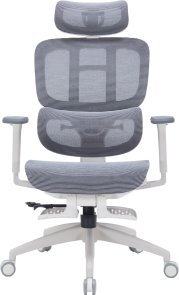 Крісло OfficePro Skyline Footrest OC750 White/Dark Gray (OC750-W-DG-DG)