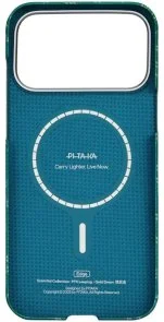 Фото: Чохол Pitaka for Apple iPhone 17 Pro - Ultra-Slim Monogram Green/Gold (KI1701PTK) № 3 | KTC