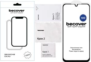 Фото: Захисне скло BeCover 10D for Samsung Galaxy A27 SM-A276 Black (714915) № 2 | KTC
