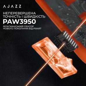 Миша Ajazz AJ179 Apex Wireless Orange (AJM179-A-O)