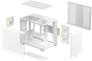 Фото: Корпус Deepcool CG330 3F White with window (R-CG330-WHNGM3-G) № 10 | KTC