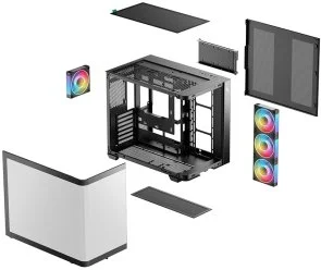 Фото: Корпус Deepcool CG530U 4F Black with window (R-CG530U-BKAGA4-G) № 8 | KTC