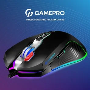 Фото: Миша GamePro Phoenix GM543 Black № 8 | KTC