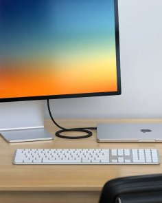 Кабель Satechi 240W Thunderbolt 5 Pro Type-C / Type-C 1m Black (ST-YTB5100K)