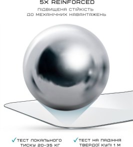 Захисне скло Anank for iPhone Air - 3D Invisible 5X Reinforced (6975593907699)