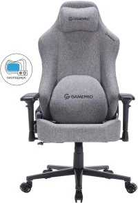 Фото: Крісло GamePro FGC750 Fabric Dark Gray (FGC750DG) № 3 | KTC