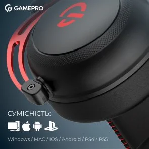 Фото: Гарнітура GamePro Asgard Skald Origin Black/Red (HS850BR) № 13 | KTC