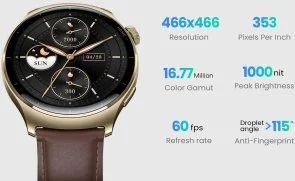 Фото: Смарт годинник Mibro Lite 3 Pro 45mm Rose Gold (XPAW019RG) № 7 | KTC