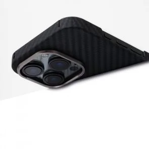 Фото: Чохол Proove for Apple iPhone 17 Pro Max - Carbon Slim with Magnetic Ring onyx (PCCSIP17PM60) № 5 | KTC