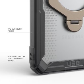 Чохол UAG for Samsung S26 Ultra - Plasma XTE 360 with Magnet Ash/Pop Orange (214525113131)