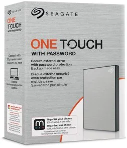 Фото: Зовнішній HDD Seagate One Touch with Password 2TB Silver (STKY2000401) № 6 | KTC