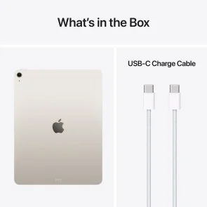 Фото: Планшет Apple iPad Air 13 M4 2026 Wi-Fi 128GB Starlight (MH5Q4) № 10 | KTC