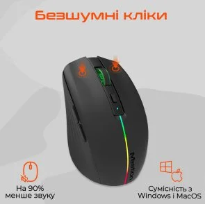 Фото: Миша Meetion BTM002 Wireless Black (MT-BTM002-A) № 4 | KTC