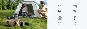 Фото: Зарядна станція Anker Solix C300XDC 140W 288Wh + сонячна панель PS60 (B1728311) № 19 | KTC