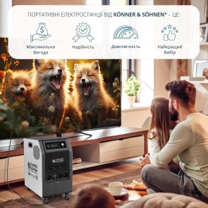 Зарядна станція Konner & Sohnen KS 3000PS 3000W (KS3000PS)