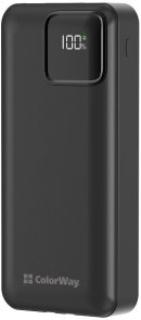 Батарея універсальна ColorWay Power Bank 20000 mAh Optimal Power 22.5W Black (CW-PB200LPB5BK-PDD)