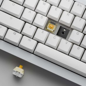 Клавіатура Ducky One X Mini WL/BT/USB White (ON2461AST3-DAUSPDOECL2WW1)