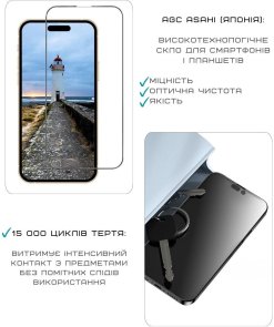 Захисне скло Anank for Apple iPhone Air - 2.5D HD 5X Reinforced 1 pcs/2.5D HD Curved Clear 1 pcs with installation box (6975593907736)