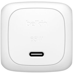 Зарядний пристрій Belkin BoostCharge GaN 65W White (WCA011KQWH)