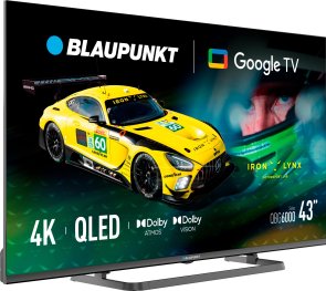Телевізор QLED Blaupunkt 43QBG6000 (Google TV, Wi-Fi, 3840x2160)