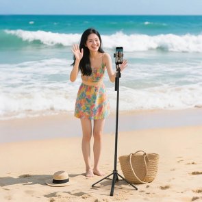 Штатив Ulanzi TT23 Auto-Tracking Selfie Stick Tripod Black (T168)