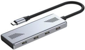Хаб USB Type-C 4 Port Gembird UHB-CM-U310-C4-01