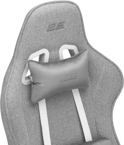 Крісло 2E Bushido II WE Light Grey (2E-GC-BUS-WELG)