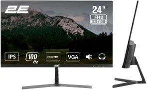 Фото: Монітор 2E D2425B Black (2E-D2425B-01.EU) - 23.8" IPS / 1920×1080 / 100 Гц / AMD FreeSync № 2 | KTC
