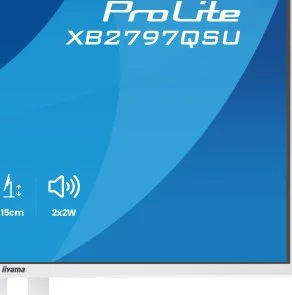 Фото: Монітор iiyama XB2797QSU-W1 White - 27" IPS / 2560×1440 / 75 Гц / Adaptive Sync / Pivot / HAS № 13 | KTC