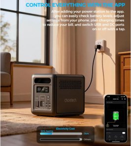 Зарядна станція Choetech BS068 1200W 1024Wh