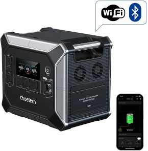 Зарядна станція Choetech BS067 2400W 2048Wh + Wi-Fi + BT