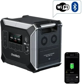 Фото: Зарядна станція Choetech BS067 2400W 2048Wh + Wi-Fi + BT № 3 | KTC