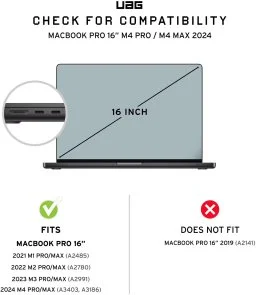 Фото: Чохол UAG for Macbook Pro 16 M3/M4 Max/ProM5 Max/Pro - Plyo Ice (134003114343) № 6 | KTC