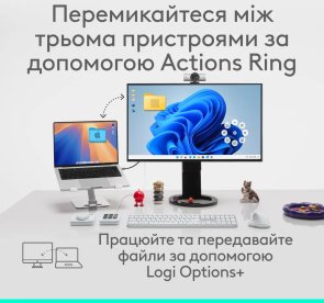 Мишка, Logitech MX Master 4 Performance Wireless/Bluetooth, Graphite