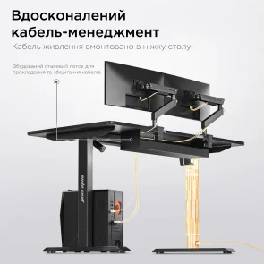 Фото: Стіл комп’ютерний Anda Seat Xtreme 140 Black (AD-D-DD1-1400-07-B) № 14 | KTC