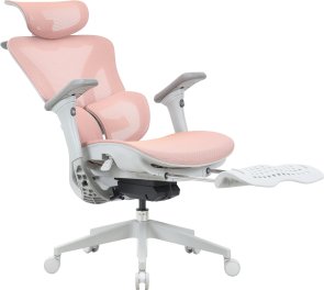 Крісло OfficePro Elite OC950GLP Gray/Light Pink