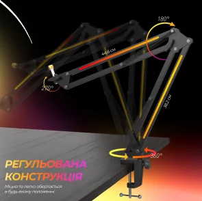 Фото: Пантограф Fifine BM38 RGB Black № 9 | KTC