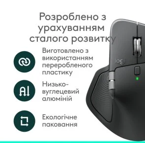 Фото: Миша Logitech MX Master 4 for Business WL/BT Graphite (910-007617) № 15 | KTC