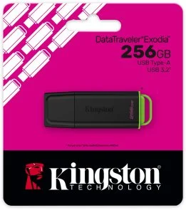 Фото: Флешка USB Kingston DataTraveler Exodia G2 256GB Black/Green (DTXG2/256GB) № 5 | KTC